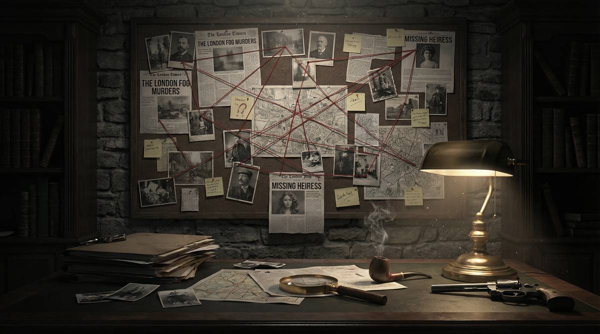 剧本《钟楼魅影》的宣传图，来自 壹号娱乐 的哥特式恐怖